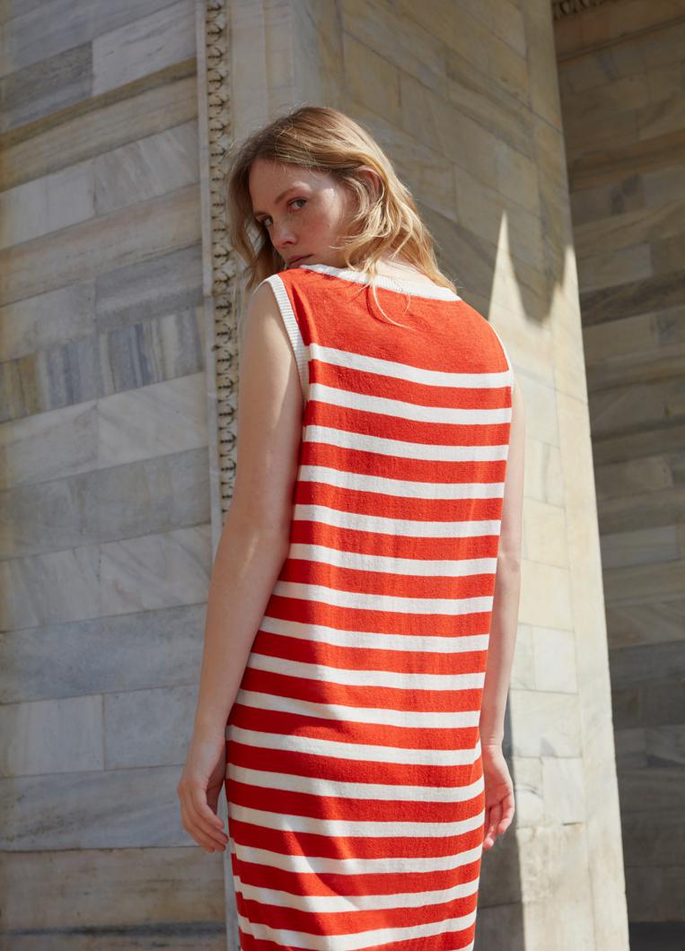 DRESS WHITE OFF/WHITE/RED
