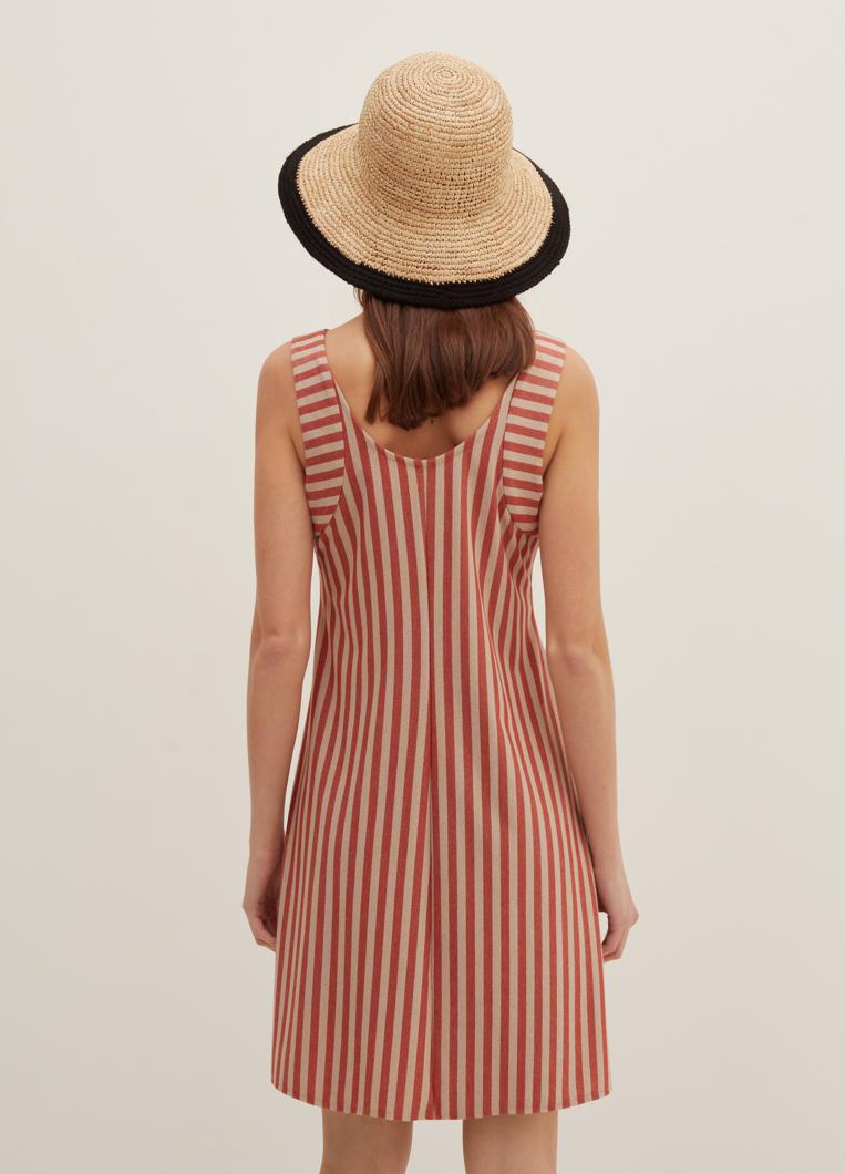 Long dress, striped STEFANEL