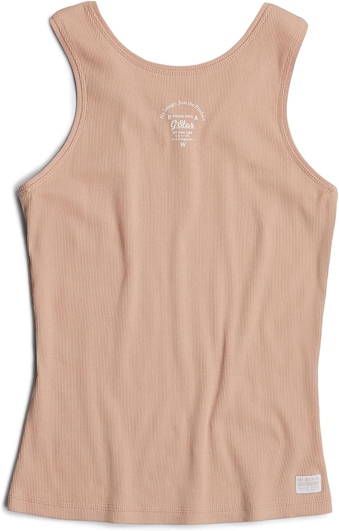 Racerback Ribbed Slim Tank Top Wmn Rugby Tan Women
