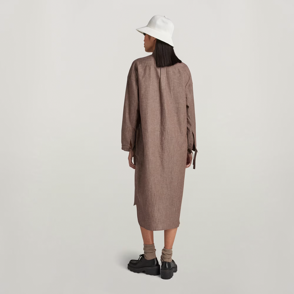 Long Shirt Dress L\S Wmn Chocolat Women