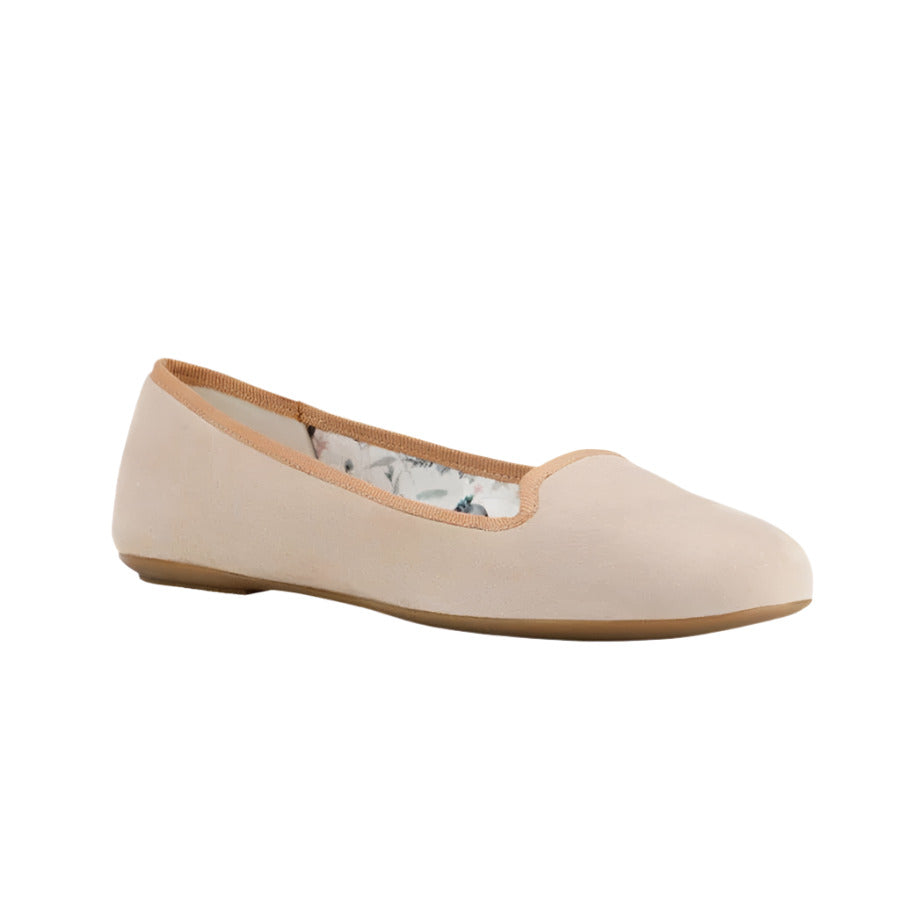 BALLET FLATS TAUPE/DK SKIN