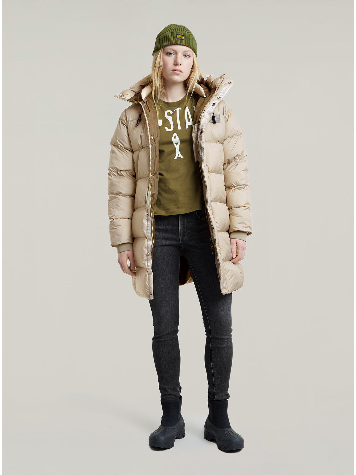 Дамска парка Whistler в бежово, G-Star RAW – снимка 4