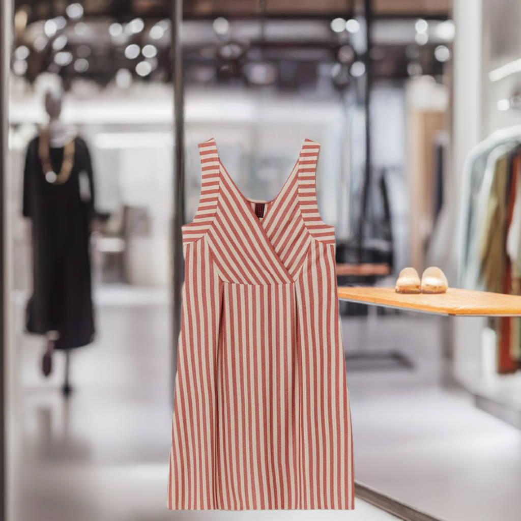 Long dress, striped STEFANEL