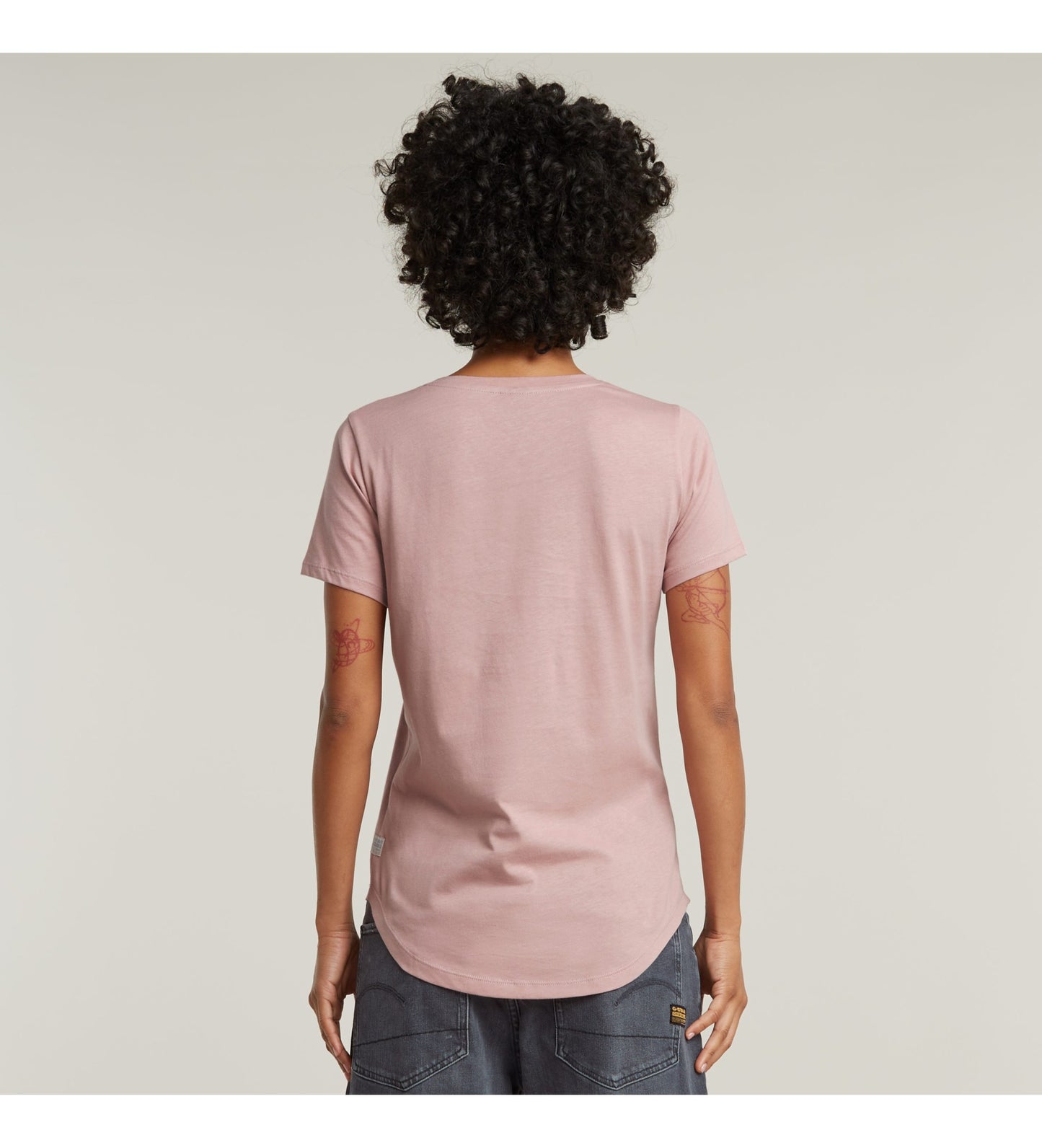 Тениска Raw Optic Slim, Berry Mist Women