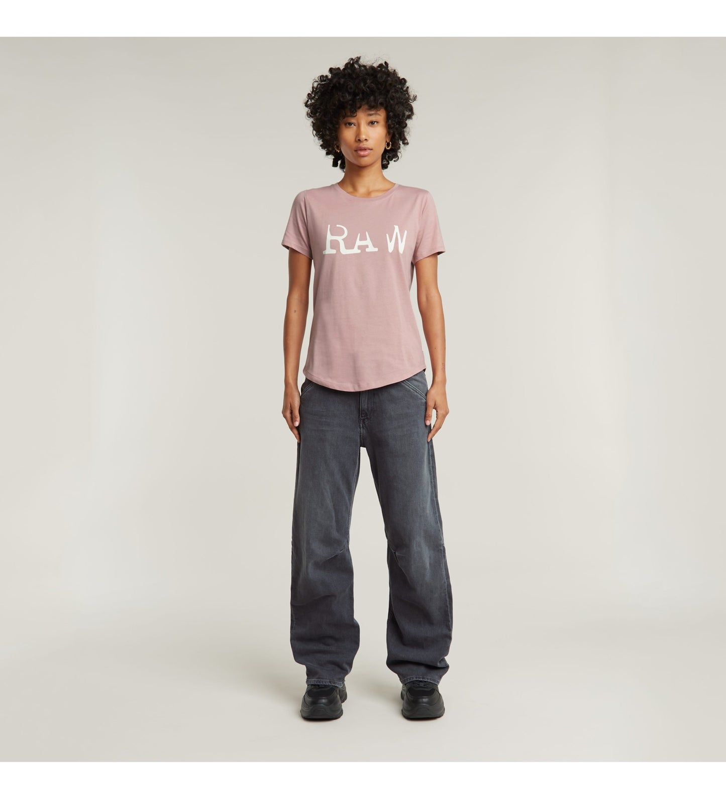 Тениска Raw Optic Slim, Berry Mist Women