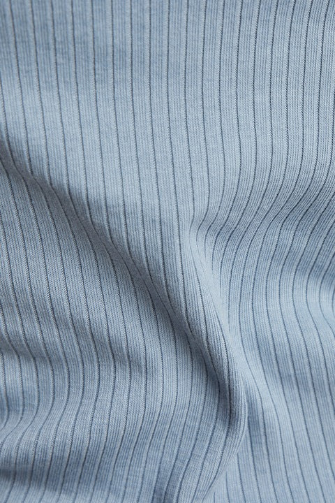 Rib Tank Dress Slim Ash Blue Women
