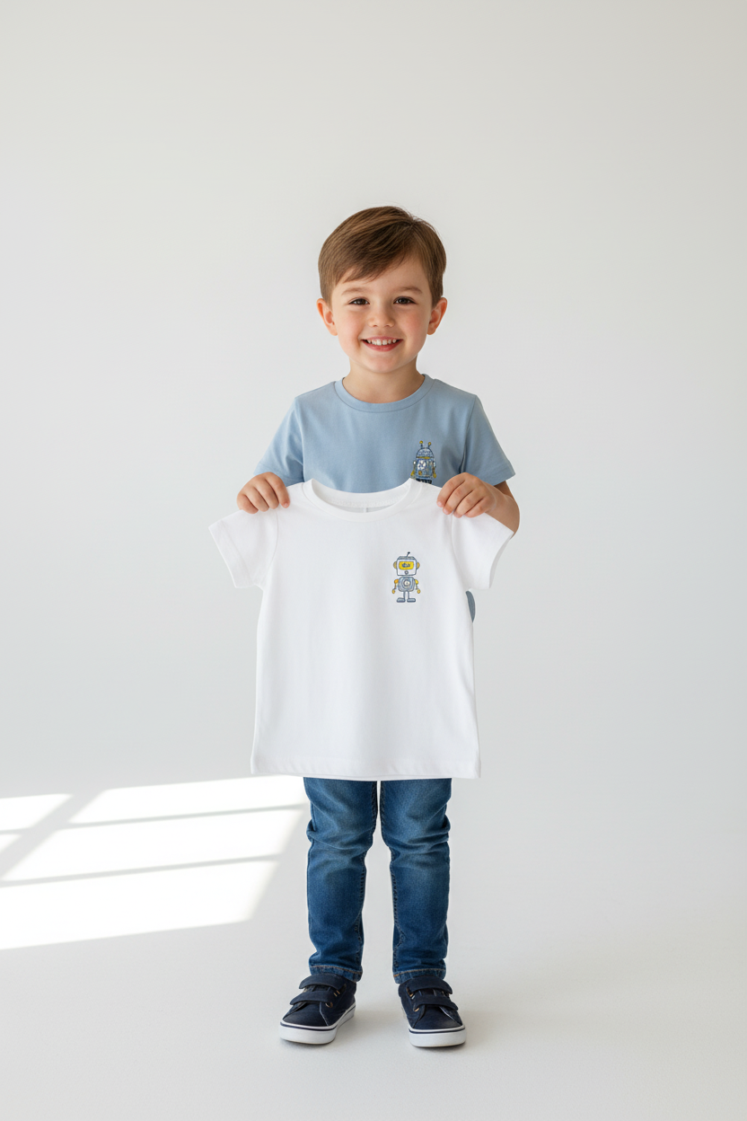 Комплект детски тениски robo – 2 броя