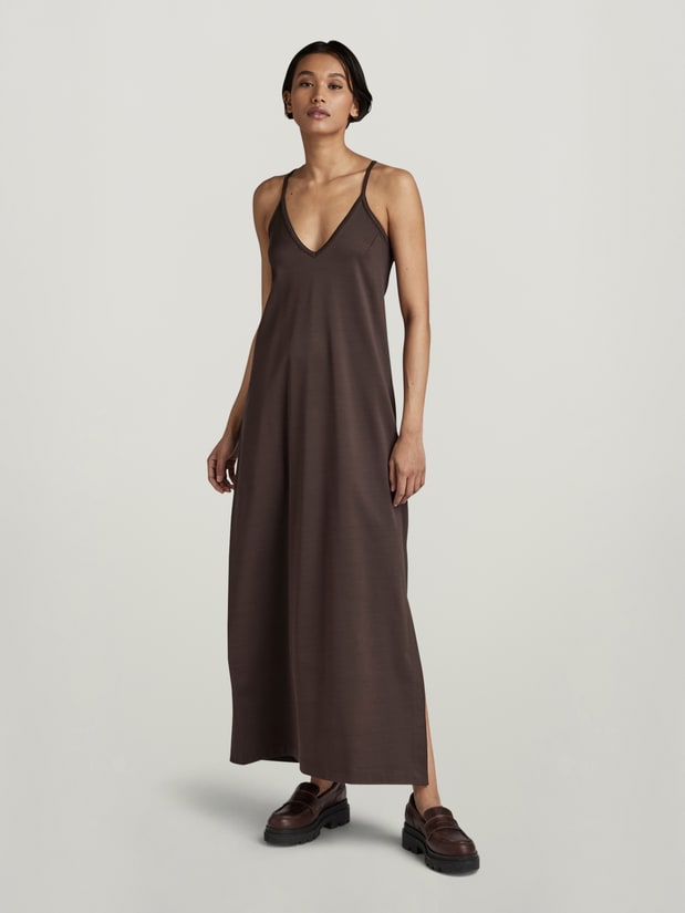 Slip Dress Loose S\L Wmn Chocolat Women