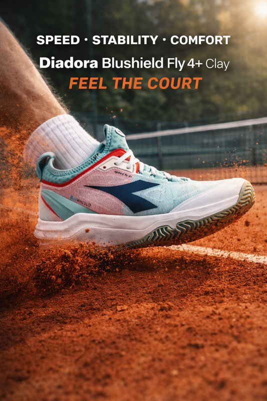 Ревю Diadora Blushield Fly 4+ Clay
