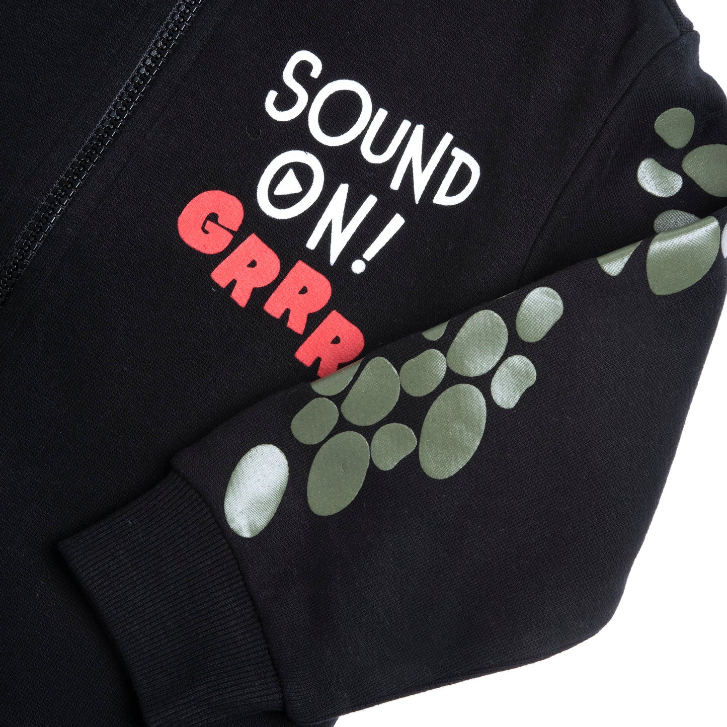 Худи Chicco с динозавърска качулка