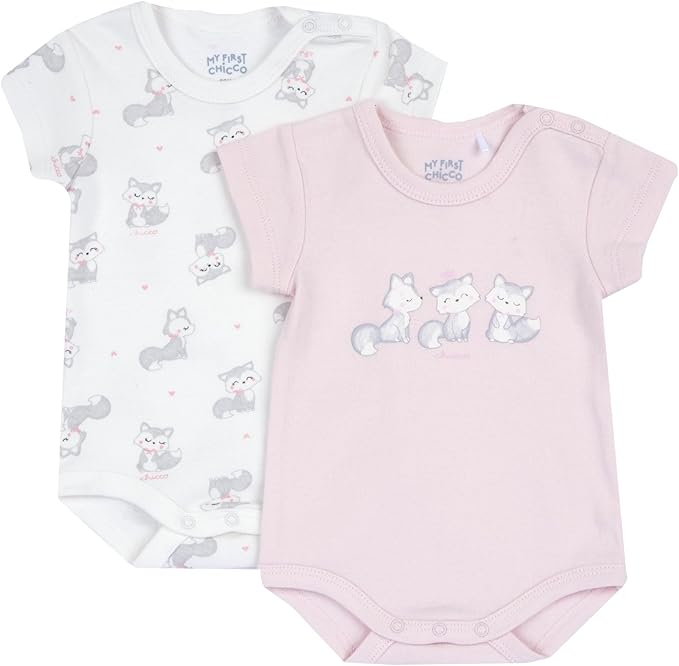 Chicco Baby Jumpsuits/Bodysuits 2pcs Fox