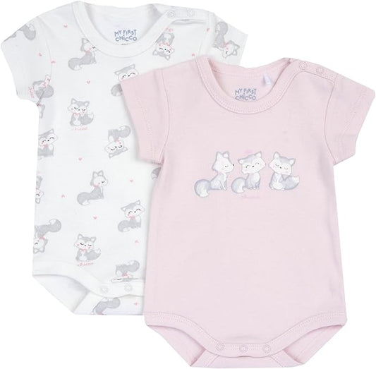 Chicco Бебешки гащеризони/боди 2бр. Fox