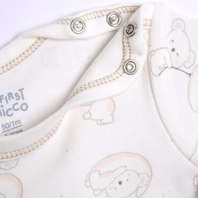 Chicco Бебешки гащеризони/боди 2бр. Bear