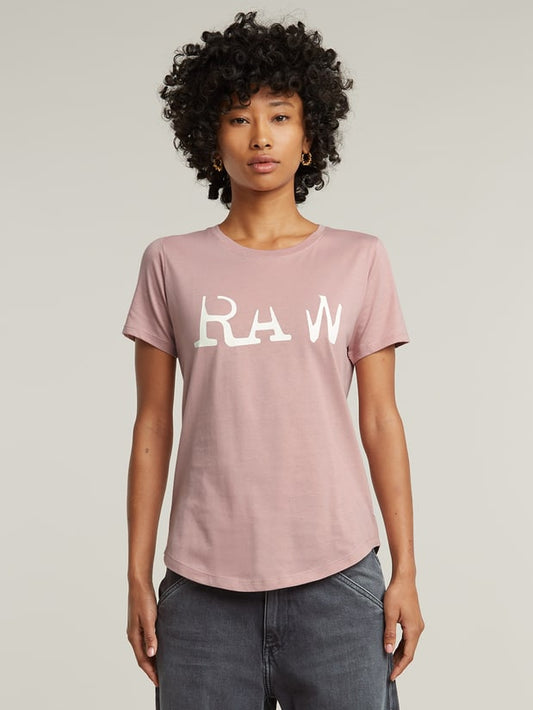 Тениска Raw Optic Slim, Berry Mist Women