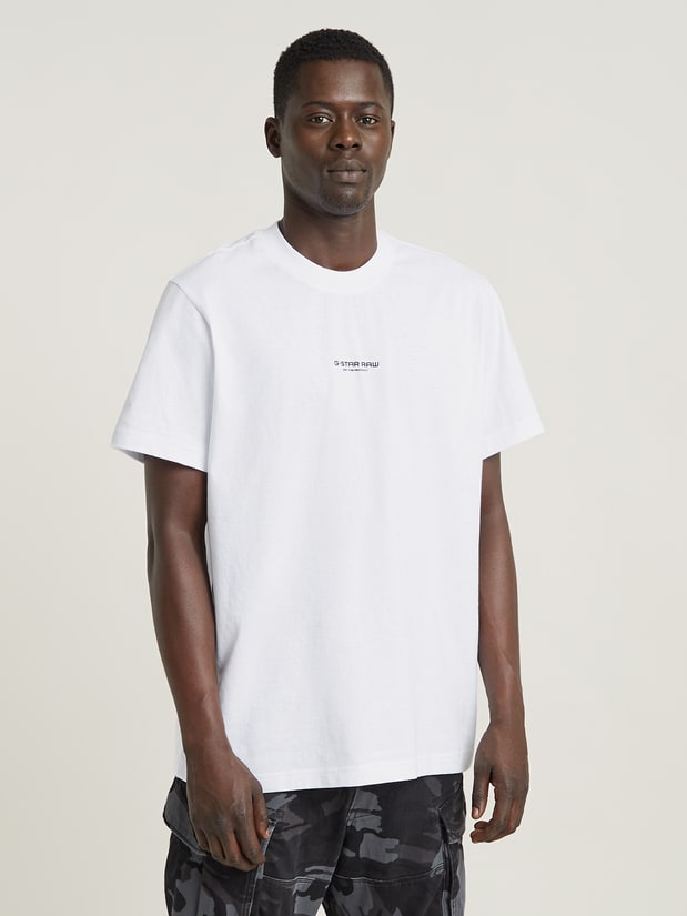 Мъжка тениска Center Chest Loose в бяло, G-Star RAW – снимка 1