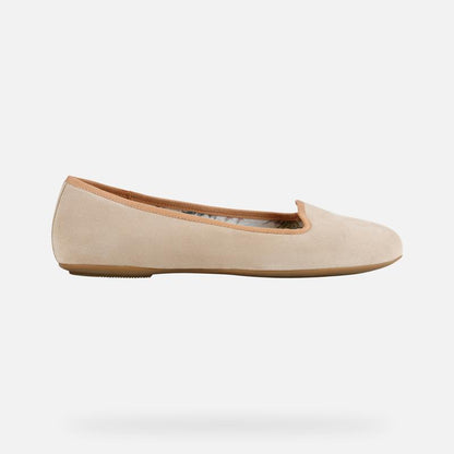 BALLET FLATS TAUPE/DK SKIN