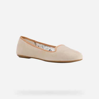 BALLET FLATS TAUPE/DK SKIN