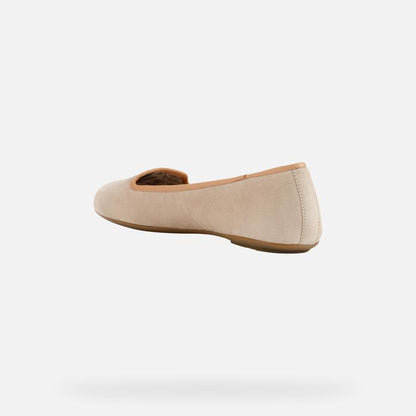 BALLET FLATS TAUPE/DK SKIN