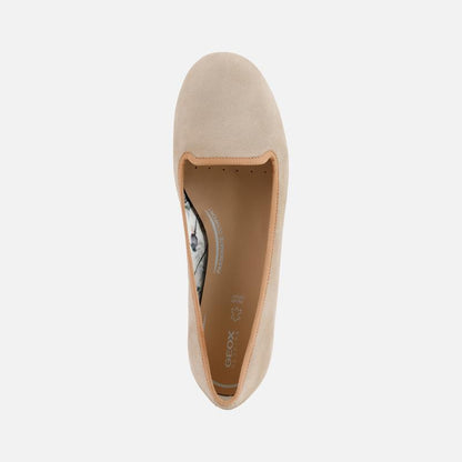 BALLET FLATS TAUPE/DK SKIN