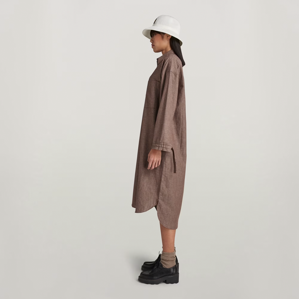 Long Shirt Dress L\S Wmn Chocolat Women