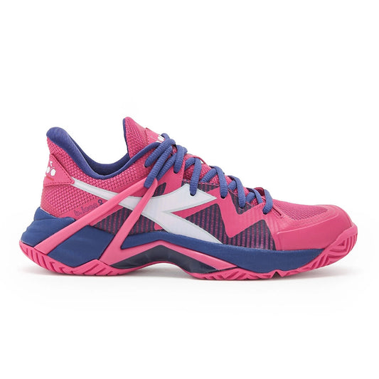 Tennis shoes diadora on white background