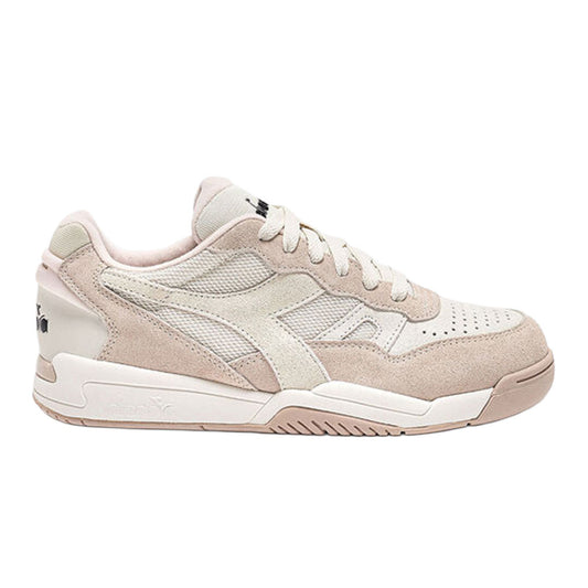 Diadora lifestyle shoe inspired by tennis shoes on white background
