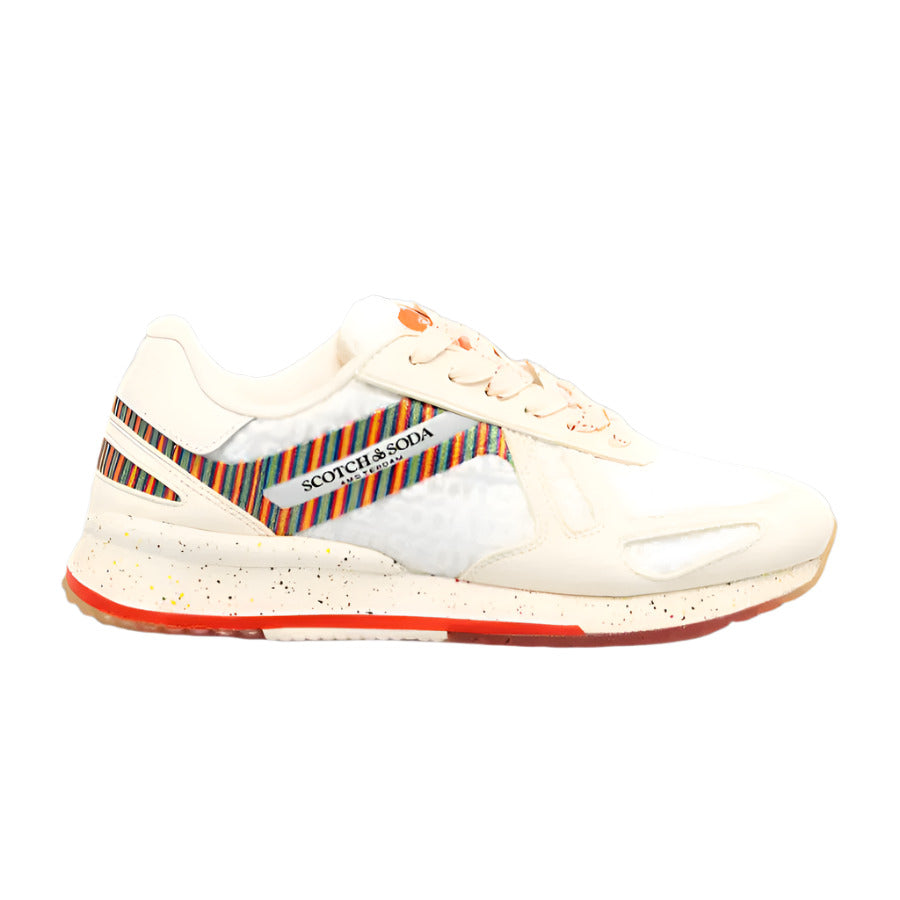 S283 WHITE/RAINBOW M's