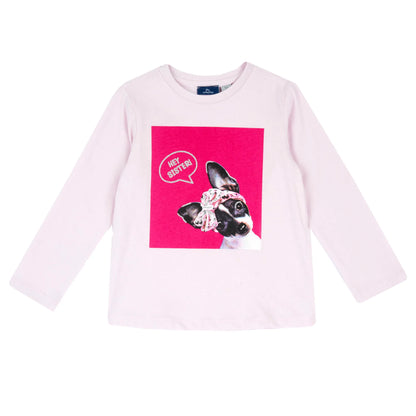 Chicco children's long-sleeved blouse pink
