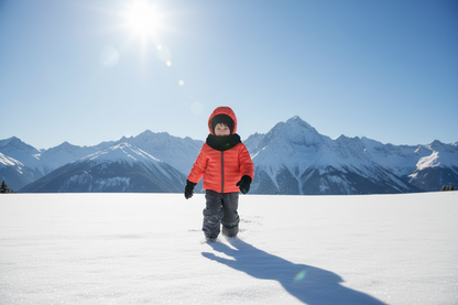 Детско яке Chicco оранжево
