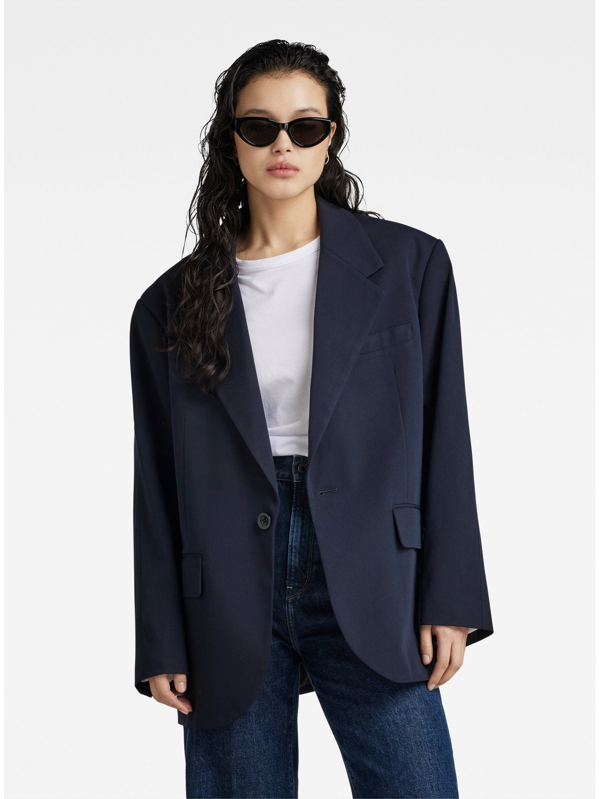 Дамско сако Big Boyfriend в тъмносиньо, G-Star RAW – снимка 2