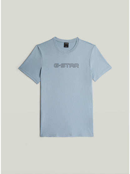 Мъжка тениска G-STAR Slim в светлосиньо, G-Star RAW – снимка 3