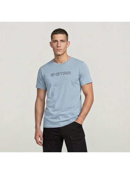 Мъжка тениска G-STAR Slim в светлосиньо, G-Star RAW – снимка 2