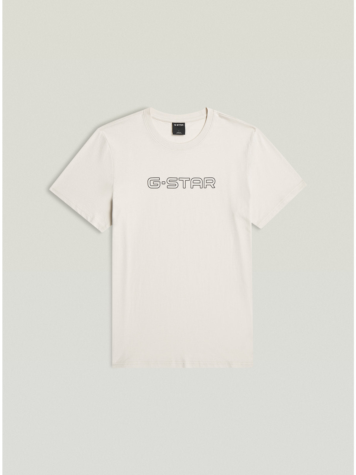 Мъжка тениска G-STAR Slim в бяло, G-Star RAW – снимка 1
