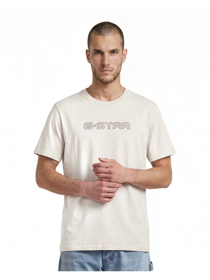 Мъжка тениска G-STAR Slim в бяло, G-Star RAW – снимка 6