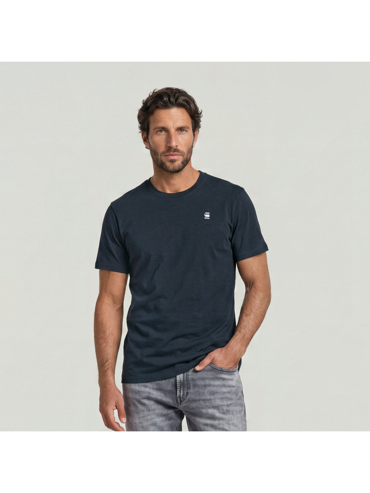 Мъжка тениска GRAW Slim в тъмносиньо, G-Star RAW – снимка 2