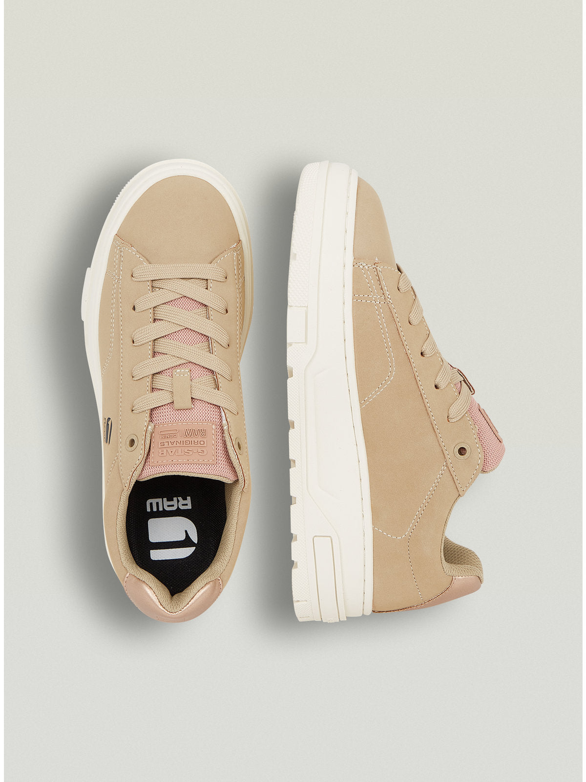 Дамски сникърси Lhana II Met в таупе, G-Star RAW – снимка 2