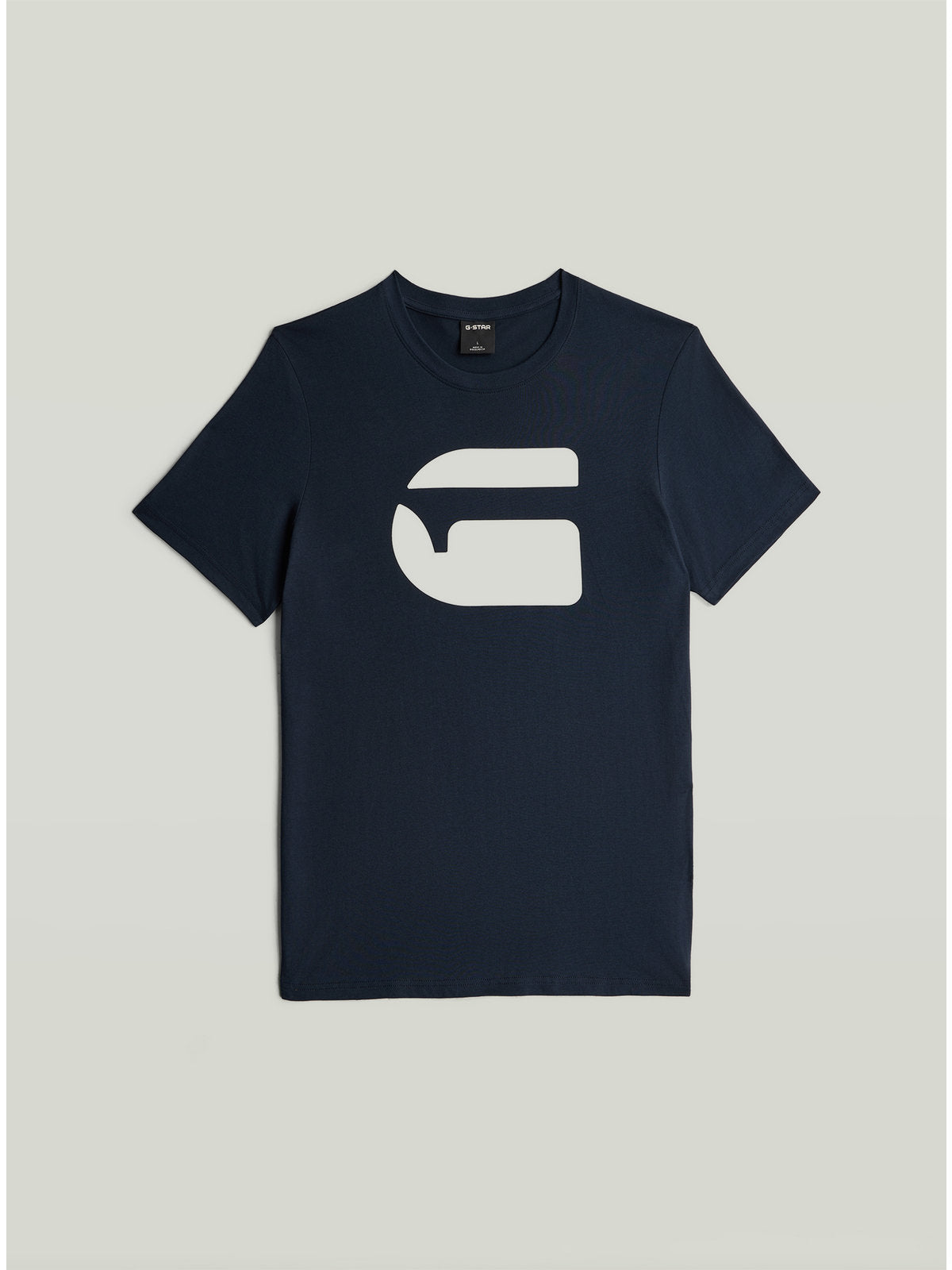 Мъжка тениска Logo Slim в тъмносиньо, G-Star RAW – снимка 3