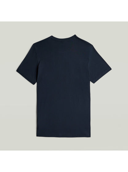 Мъжка тениска Logo Slim в тъмносиньо, G-Star RAW – снимка 5