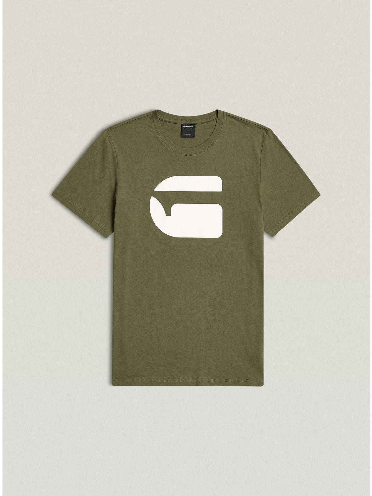 Мъжка тениска Logo Slim в маслиненозелено, G-Star RAW – снимка 3