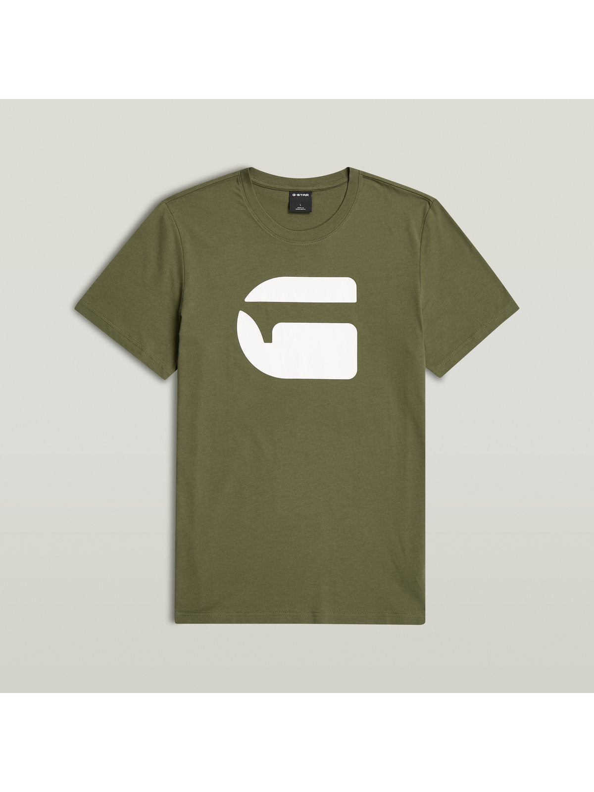 Мъжка тениска Logo Slim в маслиненозелено, G-Star RAW – снимка 4