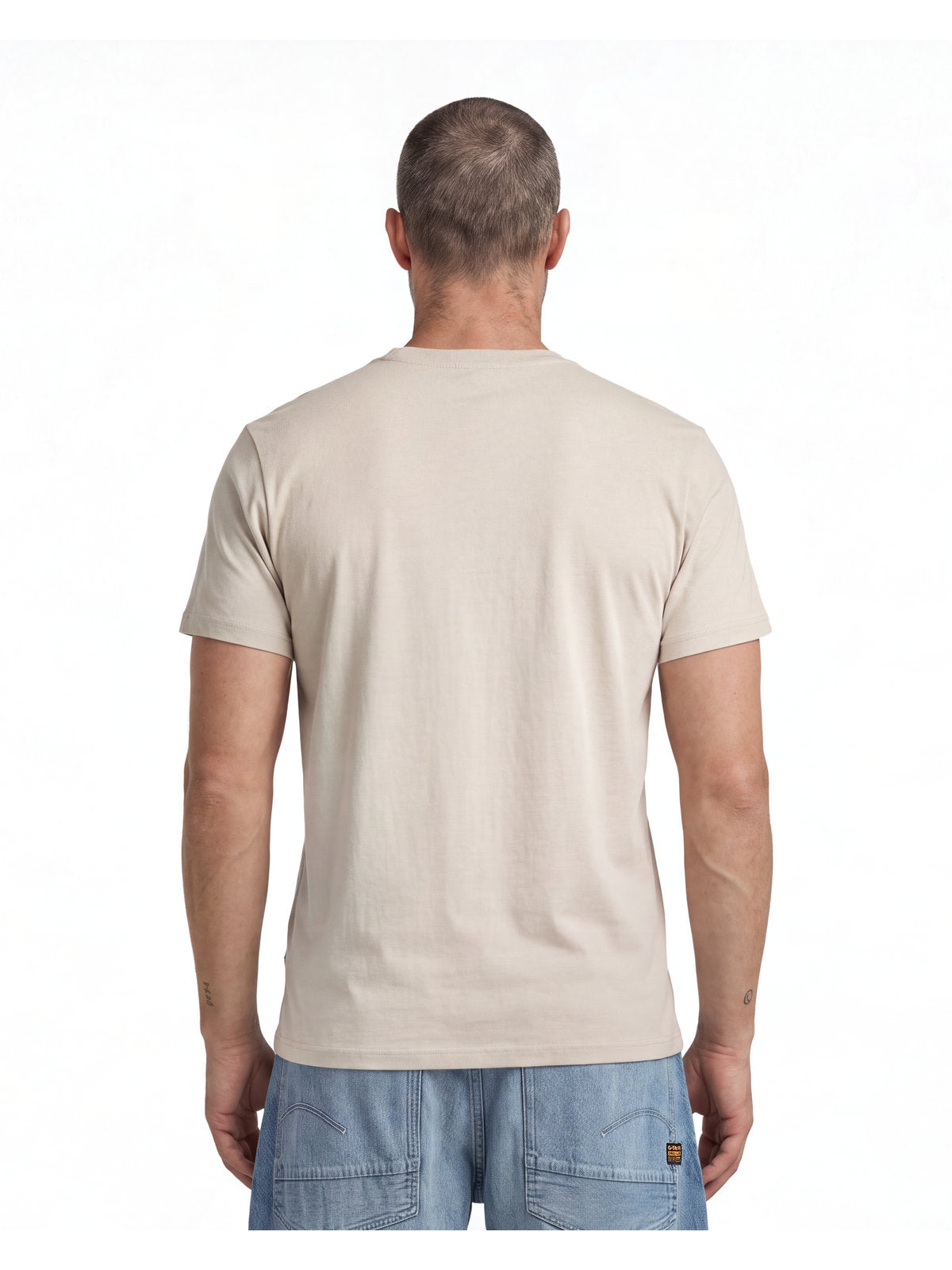 Мъжка тениска Logo Slim в бяло, G-Star RAW – снимка 6
