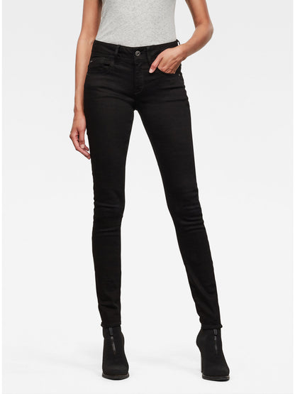 Дамски дънки Lynn Mid Skinny в черно, G-Star RAW – снимка 2