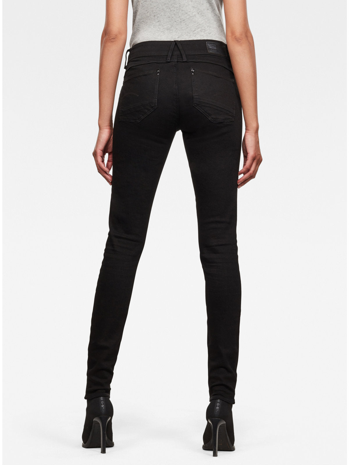Дамски дънки Lynn Mid Skinny в черно, G-Star RAW – снимка 5