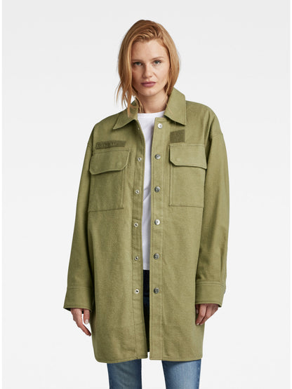 Дамски оувършърт Oversized в маслиненозелено, G-Star RAW – снимка 2