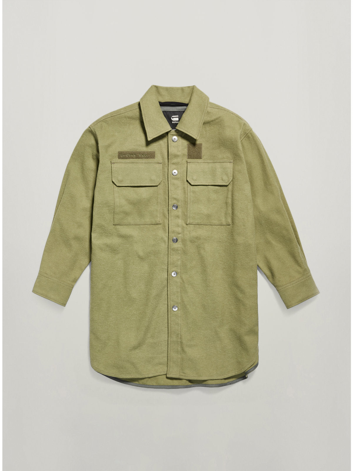 Дамски оувършърт Oversized в маслиненозелено, G-Star RAW – снимка 3