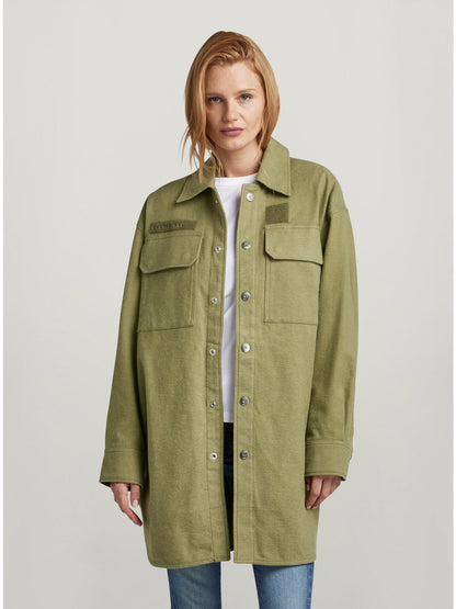 Дамски оувършърт Oversized в маслиненозелено, G-Star RAW – снимка 1