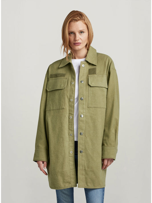 Дамски оувършърт Oversized в маслиненозелено, G-Star RAW – снимка 1