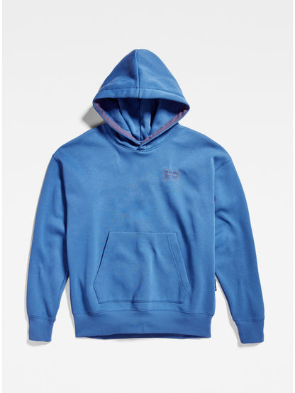Унисекс суитшърт с качулка Core Oversized в синьо, G-Star RAW – снимка 5