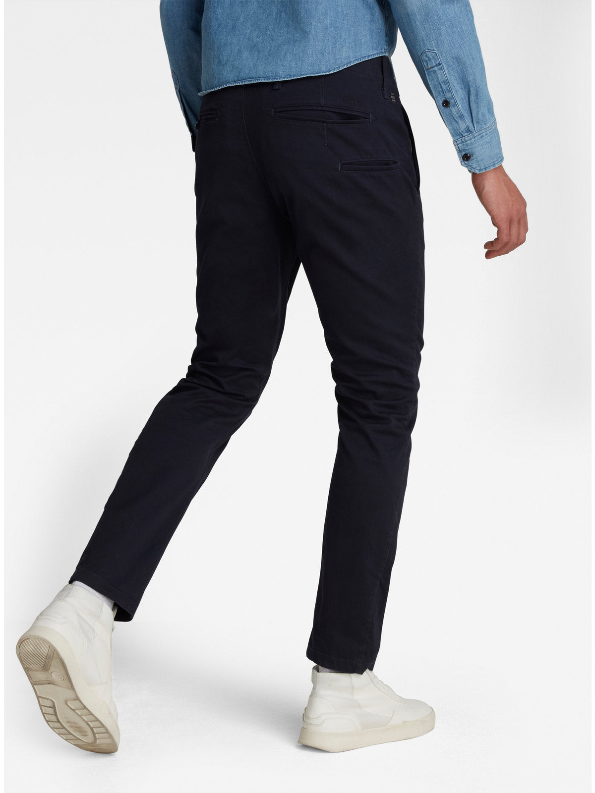 Мъжки чино панталон Vetar Slim в тъмносиньо, G-Star RAW – снимка 5