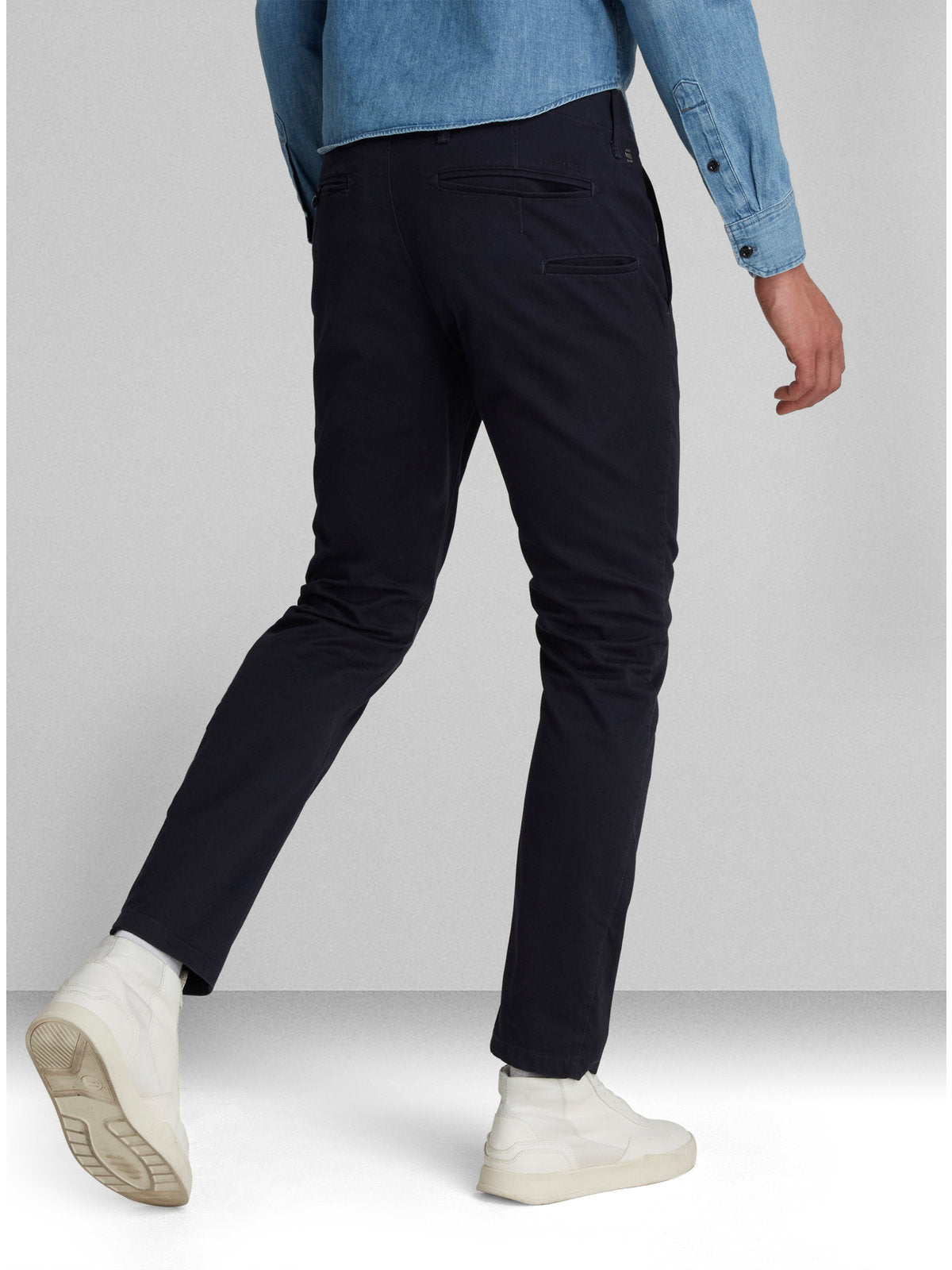 Мъжки чино панталон Vetar Slim в тъмносиньо, G-Star RAW – снимка 3